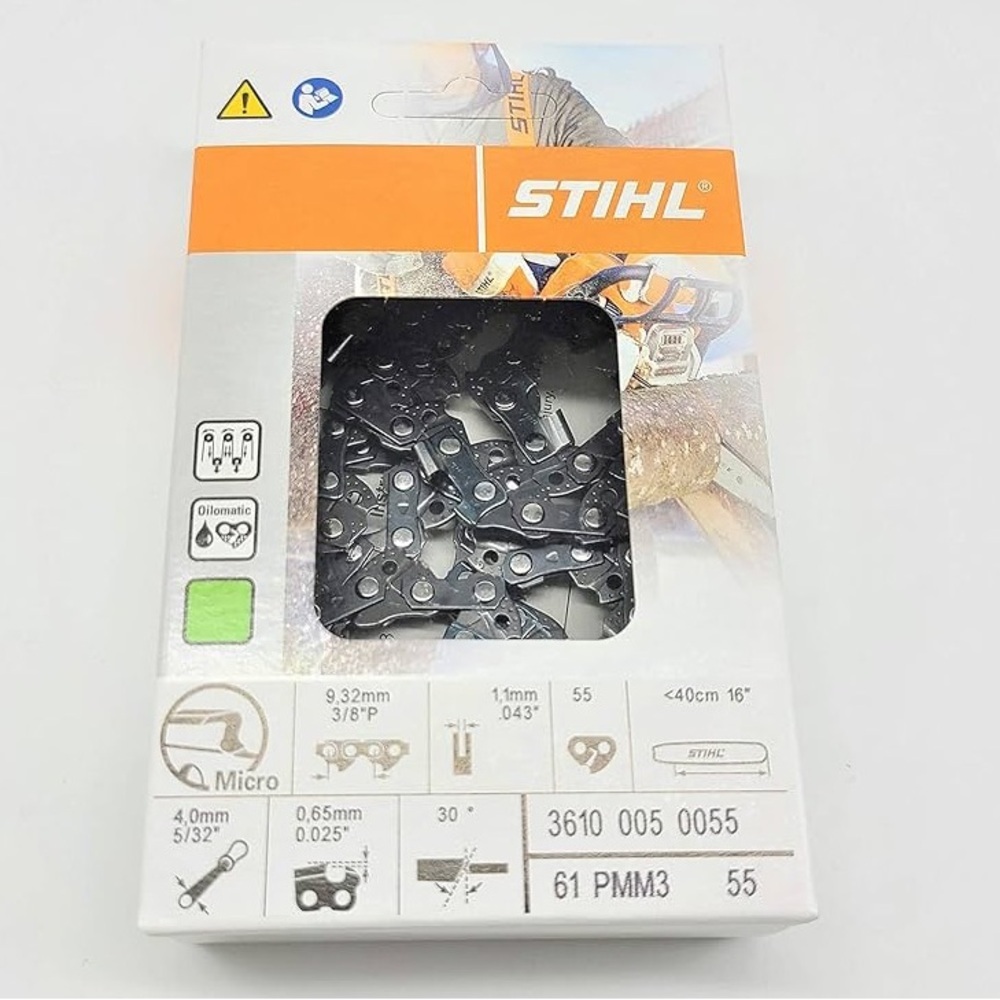 Stihl Chain (3610-005-0055) 61PMM3 55, Replacement Chain for Stihl Chainsaws​
